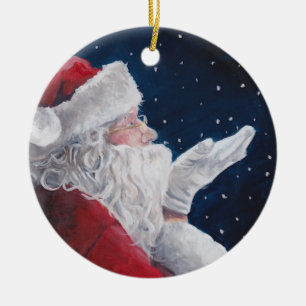 Ornement contagieux d'art de Noël de flocons de
