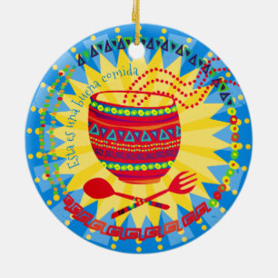 Ornement culinaire mexicain de Noël de bonne