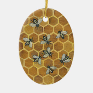 Ornement d'abeilles de miel
