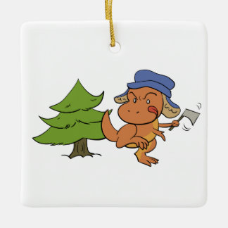 Ornement d'achats d'arbre de Noël de T. Rex