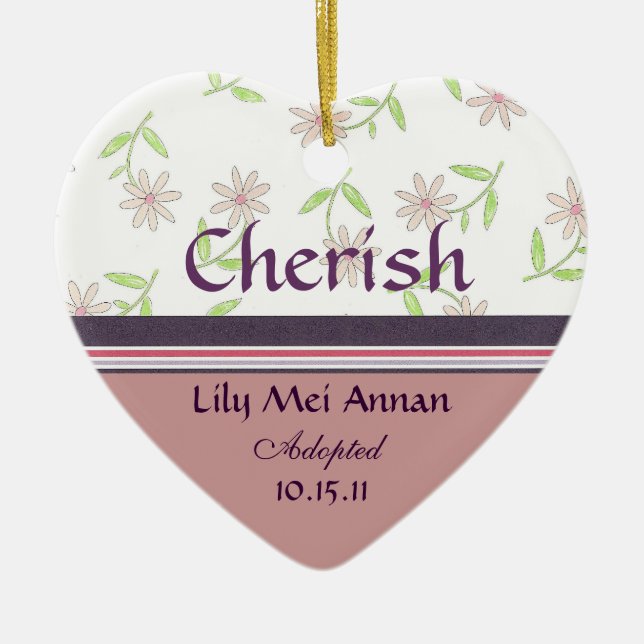 Ornement d'adoption (Devant)