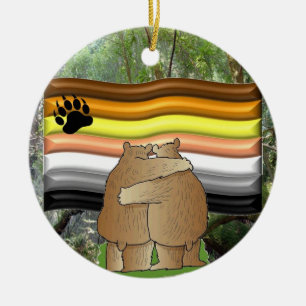 Ornement d'amour d'ours