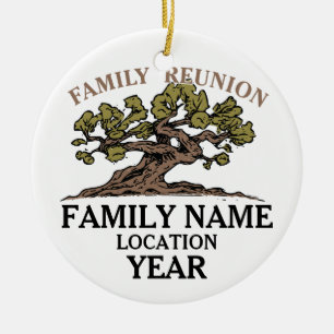 Ornement d'arbre de la Réunion de famille