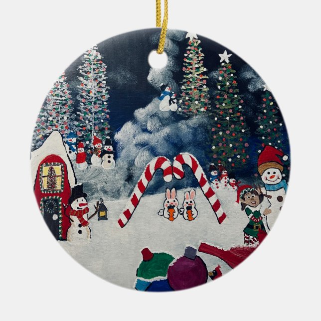 Ornement d'arbre de Noël (Devant)