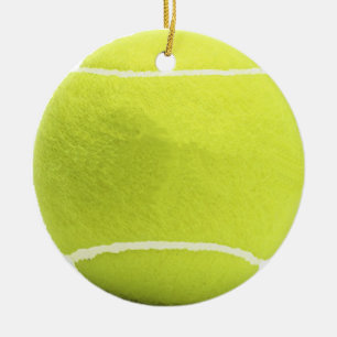 Ornement d'arbre de Noël de balle de tennis
