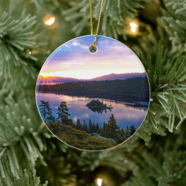 Ornement d'arbre de Noël du lac Tahoe (Arbre)