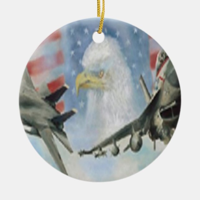 Ornement d'avions militaires américains (Devant)
