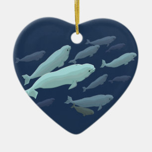 Ornement de baleine personnalisé par ornement de
