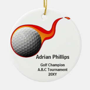 ornement de balle de golf