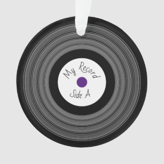 Ornement de bannière de conception d'enregistremen