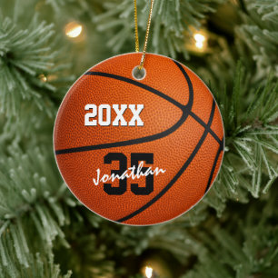 ornement de basket-ball personnalisé pour garçons 