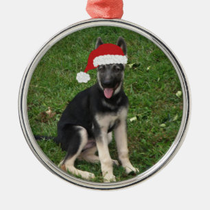 Ornement de berger allemand de Noël