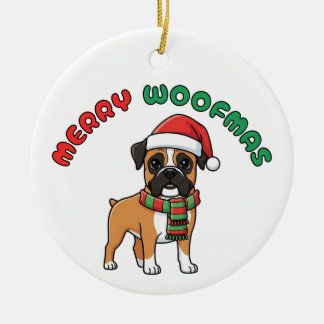 Ornement de boîte de Noël : Joyeux Woofmas