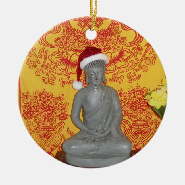 Ornement de Bouddha Père Noël (Devant)