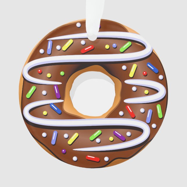 Ornement de boulangerie de noix de muscade / Donut (devant)