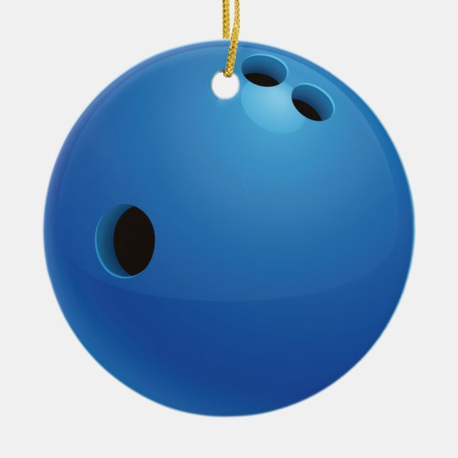Ornement de boule de bowling (Devant)