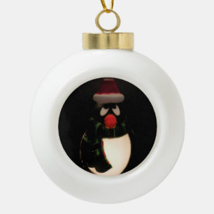 Ornement de boule de pingouin
