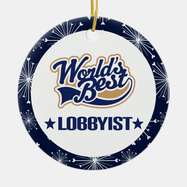 Ornement de cadeau de lobbyiste (Devant)