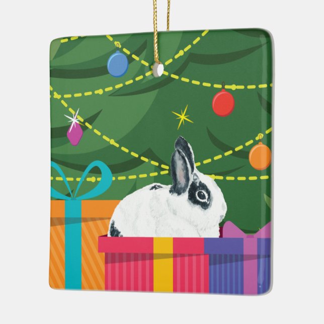 Ornement de cadeau de Noël de Marlon Bundo (Gauche)