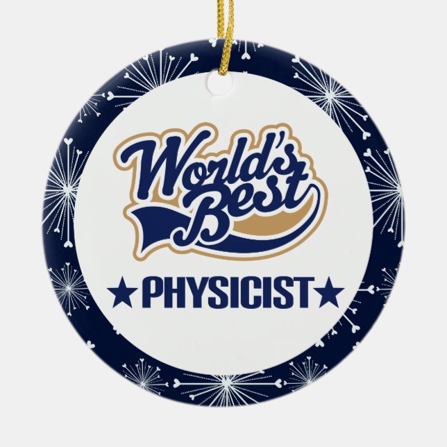 Ornement de cadeau de physicien (Devant)