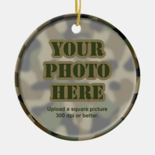 Ornement de cadre de camouflage (2-sided)