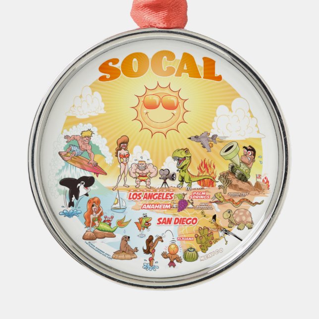 Ornement de Californie du Sud (Devant)