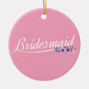 Ornement de calligraphie de mariage pour demoisell