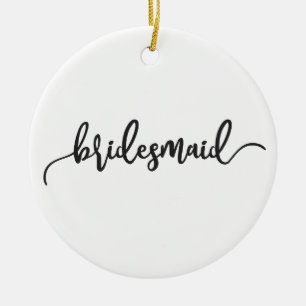 Ornement de calligraphie de mariage pour demoisell