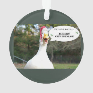 Ornement de canard de Noël
