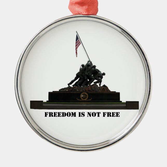 Ornement de cercle de mémorial de guerre de Marine (Devant)