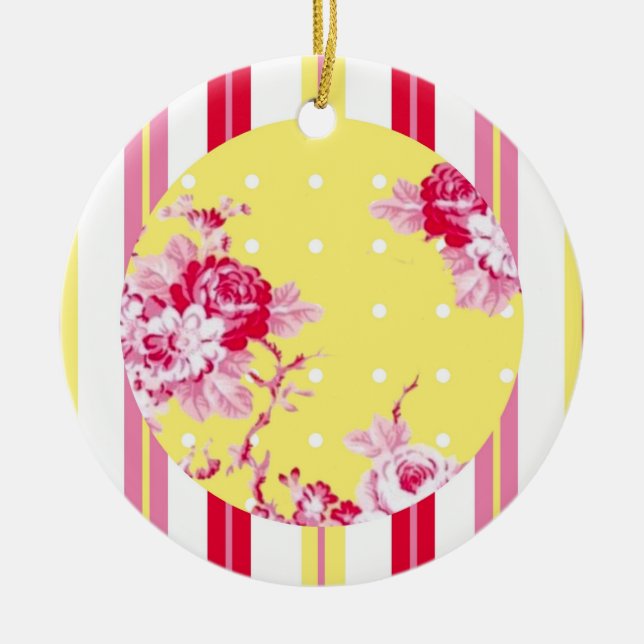 Ornement de chalet vintage (Devant)