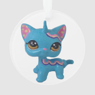Ornement de chat de licorne