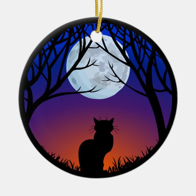 Ornement de chat Personnalisé Chat Art Décoration  (Devant)