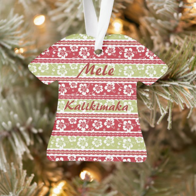 Ornement de chemise de Noël Aloha (Arbre)