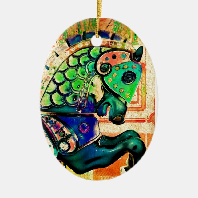 Ornement de cheval de carrousel (Devant)