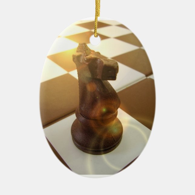 Ornement de chevalier d'échecs (Devant)