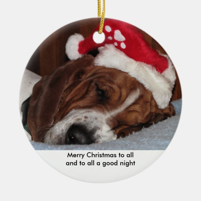 Ornement de chien de basset (Devant)