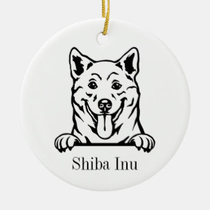 Ornement de chien Shiba Inu