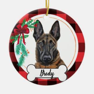 Ornement de chiens malinois
