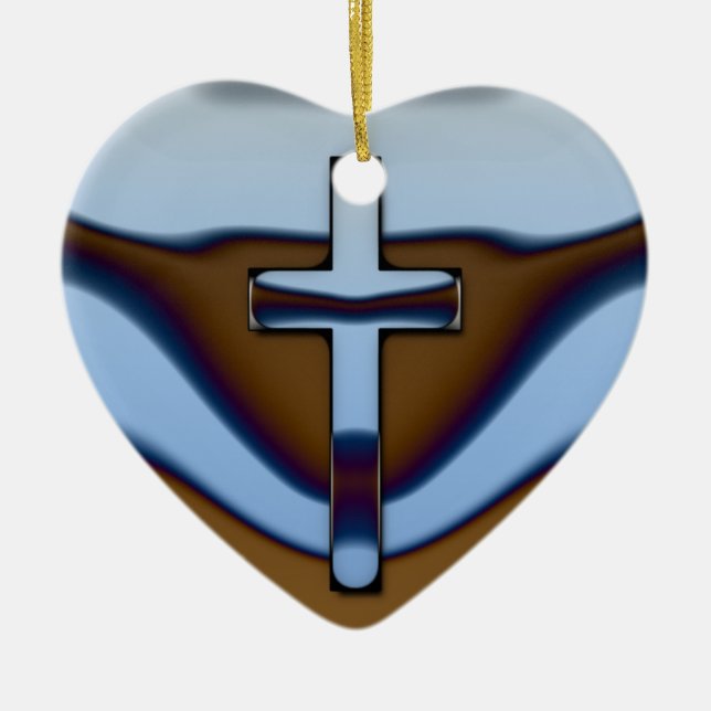 ORNEMENT DE COEUR DE CHROME (Devant)