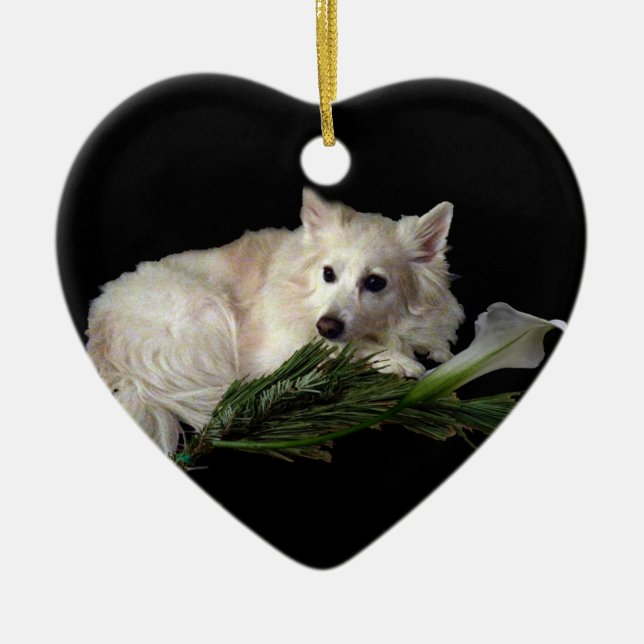 Ornement de coeur d'Eskie (Devant)