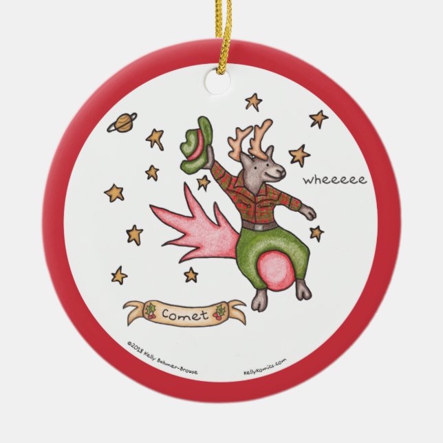 Ornement de comète (Devant)