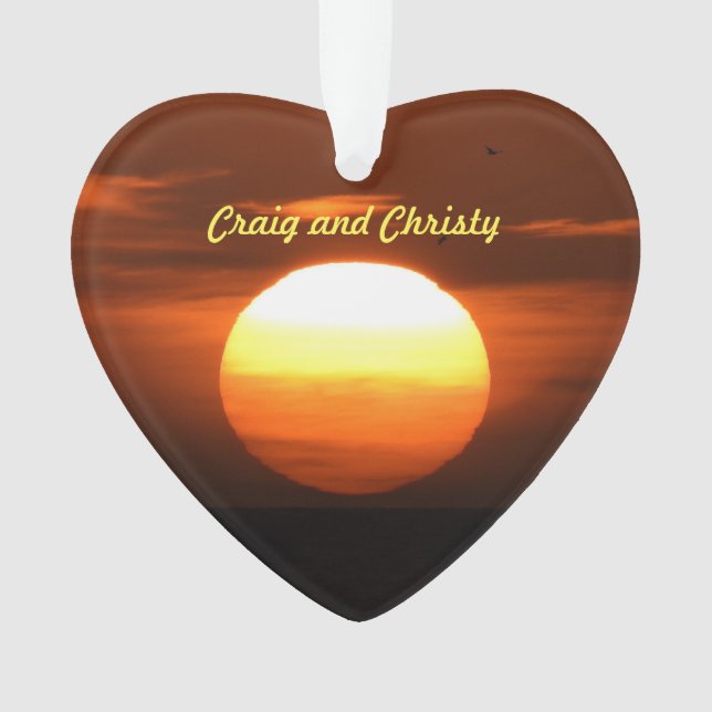 Ornement de coucher du soleil (devant)