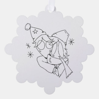 Ornement de couple cosy