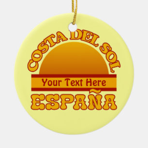 Ornement de coutume de l'ESPAGNE la Costa del Sol