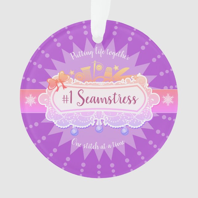 ornement de couture de Noël de quilter de (devant)