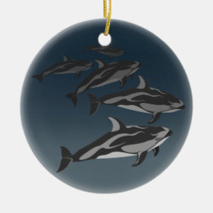 Ornement de dauphins personnalisées ornement d'art