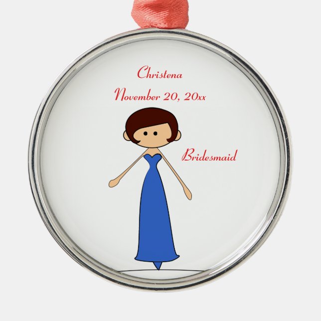 Ornement de demoiselle d'honneur de caractères de (Devant)
