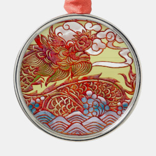 Ornement de dragon du feu
