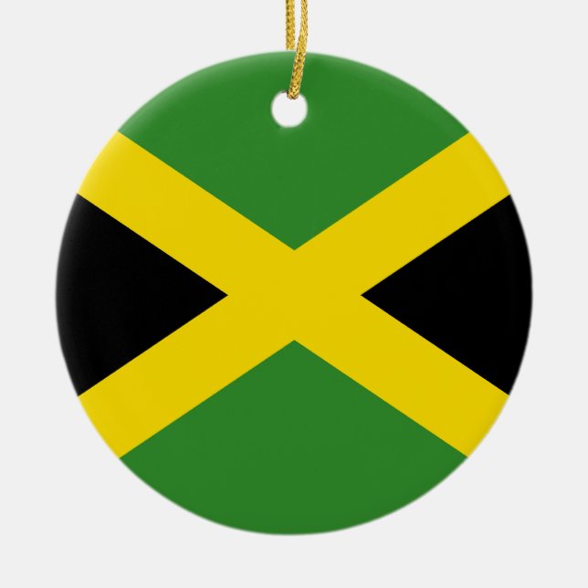 Ornement de drapeau de la Jamaïque (Devant)